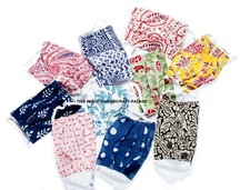 Paquet De 7 Jours Coton Masque, Bloc Imprimé Masques Souple Tissu Réutilisable