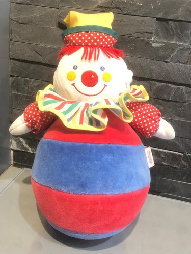Doudou peluche poupée clown