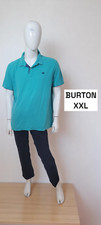Burton Taille XXL  Polo manches courtes vert et bleu homme