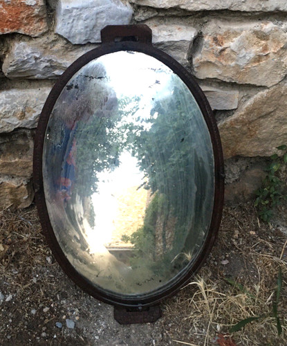 Ancien plateau miroir - , en