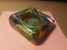 cendrier Verre MDINA GLASS - Malte -7x 7cm