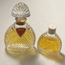 2 Miniatures parfum DIVA de EMMANUEL UNGARO Eau de parfum 7,5 ml et 4,5 ml plein
