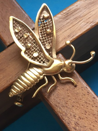 Ancienne broche insecte - broche,