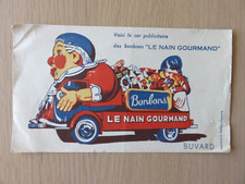 BUVARD-LE NAIN GOURMAND-VEHICULE PUBLICITAIRE-TOUR DE FRANCE-RENAULT 1400 KG - P