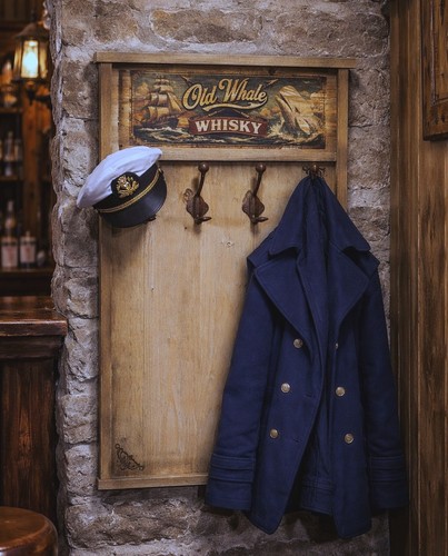 Pub vestiaire mural old - vestiaire, whale