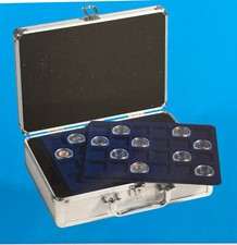 Valise pour 144 pièces de 2€ sous capsules avec 6 plateaux - LEUCHTTURM