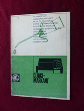 Plan de Graissage :  CLAAS markant   01/1968
