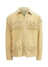 Manteau vintage à franges