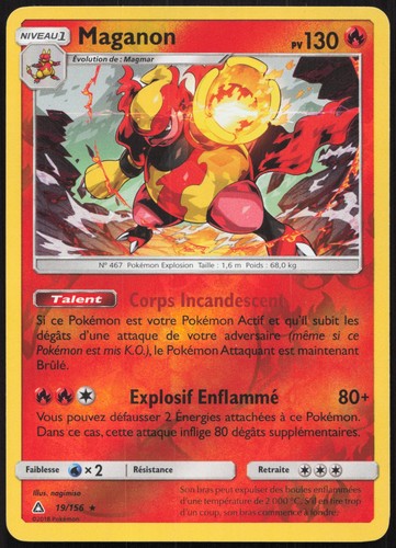 Carte pokémon maganon 156 - pokémon,