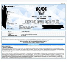 tickets concert ACDC 13 août 2025 