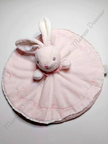 Doudou plat rond authentique - plat,
