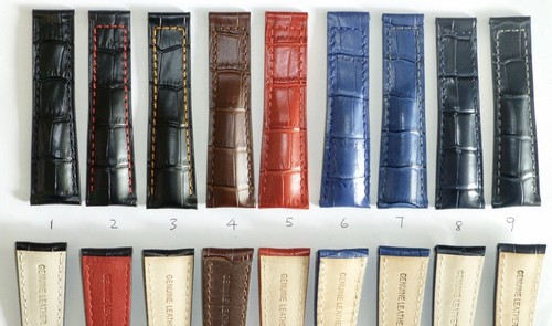 20mm 22mm véritable - véritable, cuir