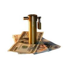 Bill Tube en Laiton - Faites disparaitre et réapparaitre un billet emprunté