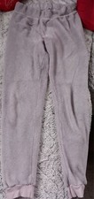 Pantalon Polaire doux pour femme pyjama hiver Gris Clair taille 38/40