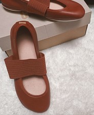 ballerines en cuir de la