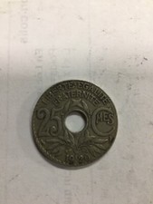 25 Centimes Lindauer Fautée