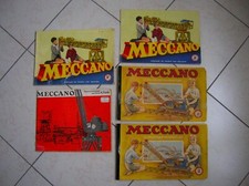 Lot de 5 manuels  MECCANO