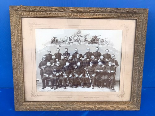 Ancien cadre photo bois - en, et