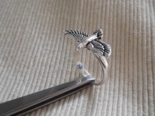 Bague en argent massif, taille