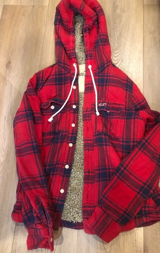 Hollister sherpa lined hooded - sherpa,