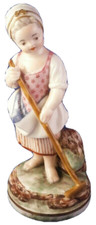 Ancien Niderviller Porcelaine Fille Figurine Porzellan Figur Niderville
