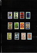 2025 Série complète 12 timbres obliterés Motif by Édouard Bénédictus