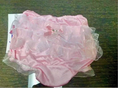 Size pink ruffled organza - 4-6,