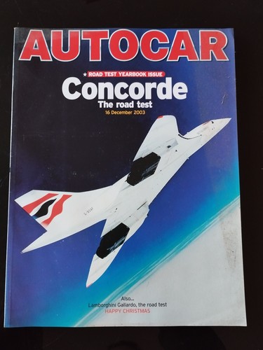 Autocar magazine 2003 - autocar,