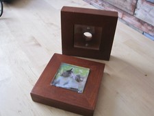 2 cadres photos en bois  a