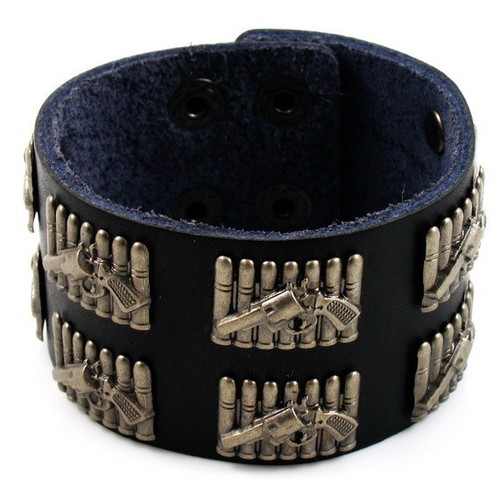 Leather bracelet mens - bracelet,