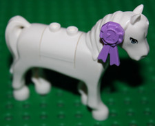 Cheval Blanc Lego Friends White Horse + Ruban numéro 2 ref 92355f