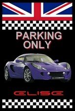 plaque " PARKING ONLY LOTUS