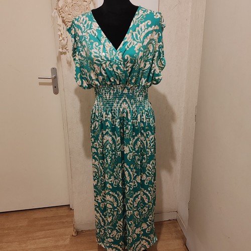 Robe longue bohème - , vert