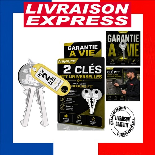 Lot clés ptt t10 - ptt, pour