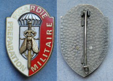 PRÉPARATION MILITAIRE PICARDIE, OPAQUE, PARA - DELSART ÉPINGLE SERTIE