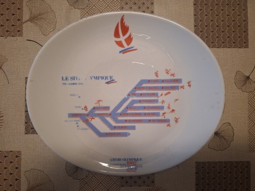 Ancienne assiette ovale savoie - assiette,