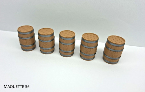 Lot barriques tonneaux - 1/43,