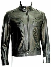 Blouson moto homme en peau