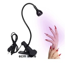 Lampe UV Sèche Ongles 3W Polymérisation colle pour gel Nail Tête Ajustable /REAP