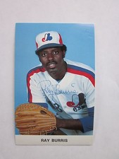 Ray Burris Autograph Montreal