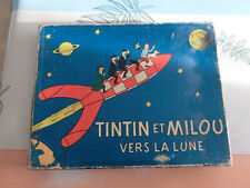 JEU DE TINTIN ET MILOU  Vers la lune  complet Boite