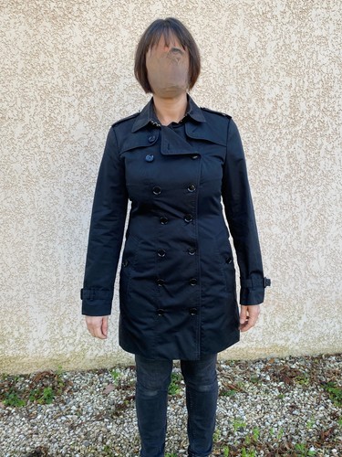 Trench coat imperméable noir - coat,