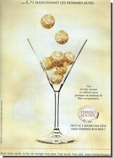 Publicité Advertising 2010 - FERRERO ROCHER   (Advertising paper) 