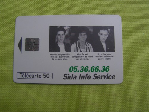 Télécarte sida info - télécarte,