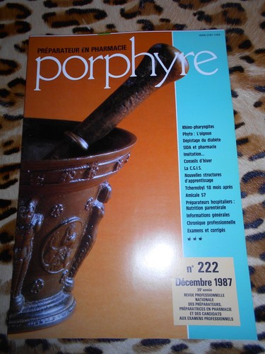 Revue porphyre préparateur - revue,