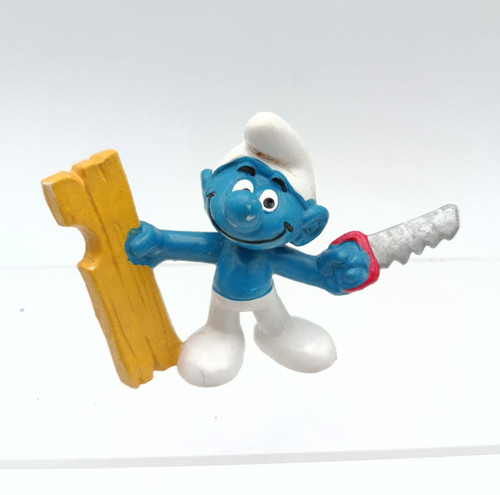 Figurine pvc vintage smurfs - pvc,
