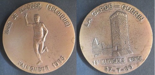 Lozère médaille 14e marathon - lozère,