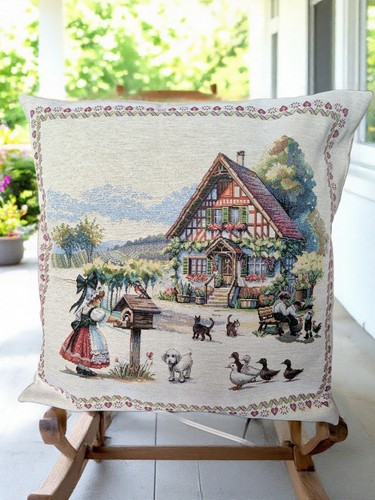 Housse coussin maison - housse,