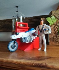 Ancien jouet moto cascadeur