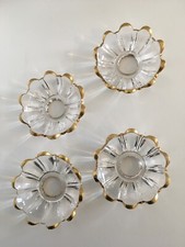 4 COUPELLES DE LUSTRE BACCARAT